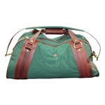 Masters Tournament Belding Large Leather & Canvas Duffel Bag