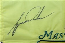 Tiger Woods Signed Rare 1997 Masters Embroidered Flag - Time Period Signature - Framed JSA FULL #BB77879