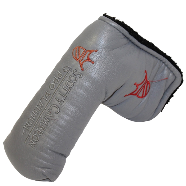 Scotty Cameron 2000 Pro Platinum Grey Red Fill Headcover