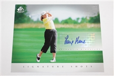 Five Upper Deck SP Authentic Signed 'Signature Shots' 8x10 Photo Cards JSA ALOA
