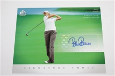 Five Upper Deck SP Authentic Signed 'Signature Shots' 8x10 Photo Cards JSA ALOA
