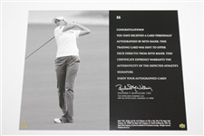 Five Upper Deck SP Authentic Signed 'Signature Shots' 8x10 Photo Cards JSA ALOA
