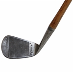 Classic Waffle Face Unmarked Mashie - No Shaft Stamp
