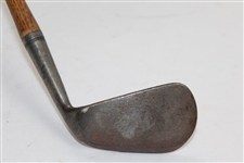 Classic Waffle Face Unmarked Mashie - No Shaft Stamp