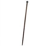 Vintage Hickory Golf Ball Capped Walking Stick