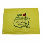 Sam Snead Signed 2001 Masters Embroidered Flag with Years Won Notation JSA ALOA