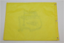 Jack Nicklaus Signed 2002 Masters Embroidered Flag with Years Won Notation JSA ALOA