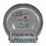 Jack Nicklaus Signed Masters Pewter Putting Cup with Years Won Notation JSA ALOA