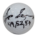Sam Snead Signed Masters Logo Golf Ball with Years Won Notation JSA ALOA