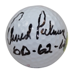 Arnold Palmer Signed Masters Logo Golf Ball with Years Won Notation JSA ALOA