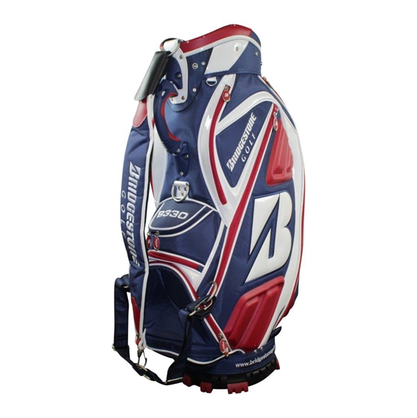 Davis Love III Signed 2012 Ryder Cup Captain Full Size Bridgestone Golf Bag JSA ALOA