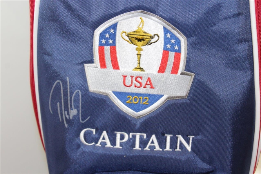 Davis Love III Signed 2012 Ryder Cup Captain Full Size Bridgestone Golf Bag JSA ALOA