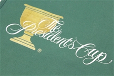 Justin Leonard 1996 The President's Cup Caddie Bob Riefke Tournament Worn Caddy Bib with Letter