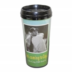 Tiger Woods Hes Coming to Cog (Cog Hill That is) 1997 Western Open Drinking Cup with Lid