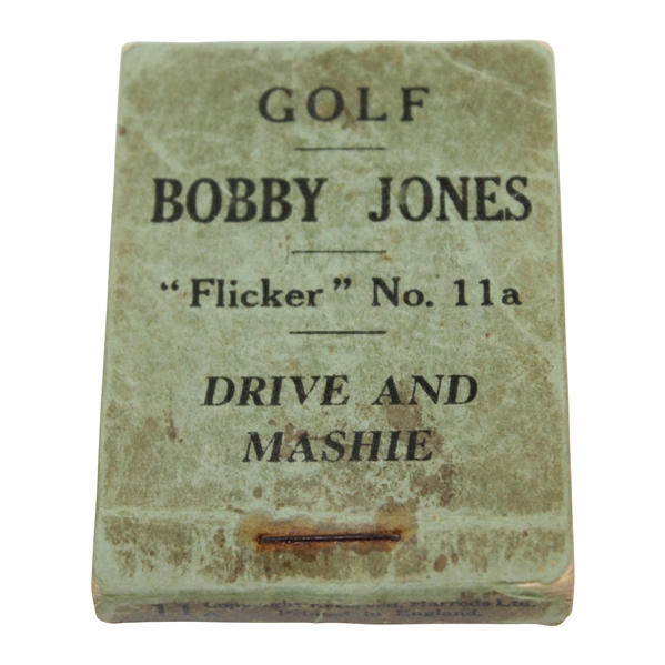 Vintage Bobby Jones Flicker Book No. 11A - Drive and Mashie