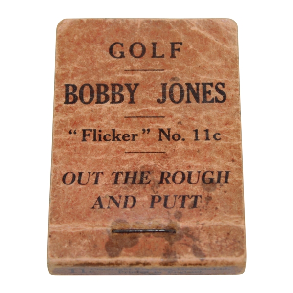 Vintage Bobby Jones Flicker Book No. 11C - Out The Rough and Putt