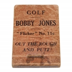 Vintage Bobby Jones Flicker Book No. 11C - Out The Rough and Putt
