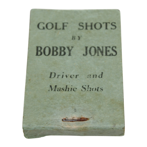 Vintage 'Golf Shots' by Bobby Jones Flicker Book - Driver and Mashie Shots