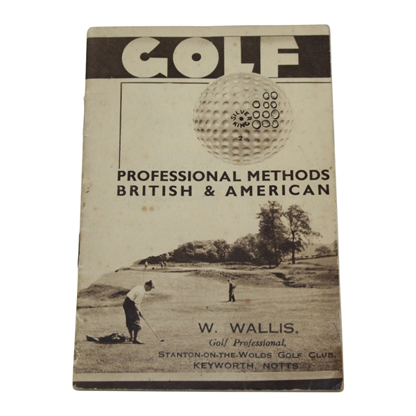 1933 Golf Professional Methods Booklet - British & American - Vardon & Cotton Photos