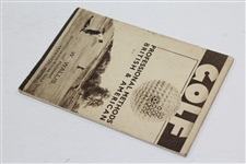 1933 Golf Professional Methods Booklet - British & American - Vardon & Cotton Photos