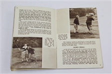 1933 Golf Professional Methods Booklet - British & American - Vardon & Cotton Photos