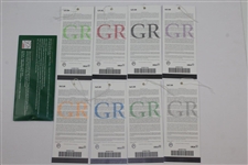 Mint Full Set of 2002 US Open at Bethpage Black - Tiger Woods Winner