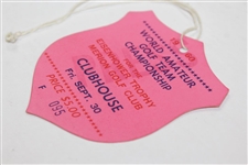 Ticket from Jack Nicklaus' Best Round of Golf' - 1960 World Amateur Golf Team Championship