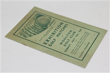 1949 Exhibition Golf Matches at Woolton Golf Club Souvenir Program