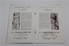 1949 Exhibition Golf Matches at Woolton Golf Club Souvenir Program