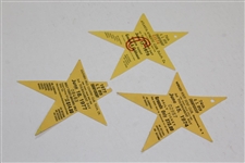 Five Different 1970's US Open Ticekts - 1971, 1972, 1974, 1976, & 1977
