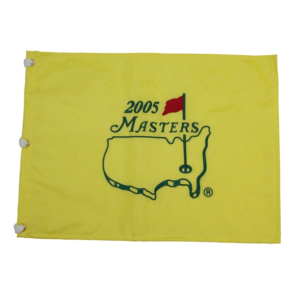 2005 Masters Tournament Embroidered Flag - Tiger Win