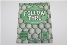 Three (3) Golf Themed Music Sheets - That's Amore, Roll Offa My Green, & Follow Thru