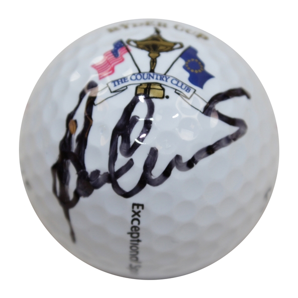 1999 Ryder Cup at The Country Club Golf Ball Signed by Captain Ben Crenshaw JSA ALOA