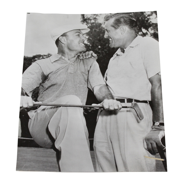 Ben Hogan 1952 Wire Photo from Colonial Invitational Imitating Terrible Tommy Bolt