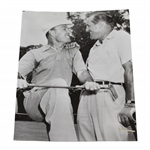 Ben Hogan 1952 Wire Photo from Colonial Invitational Imitating Terrible Tommy Bolt