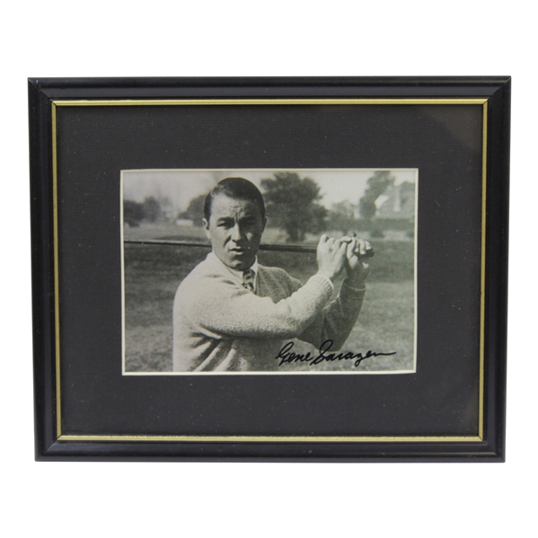 Gene Sarazen Signed 5x7 Photograph - Framed JSA ALOA