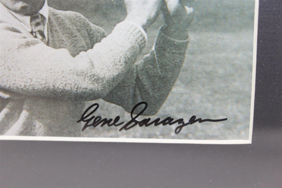 Gene Sarazen Signed 5x7 Photograph - Framed JSA ALOA