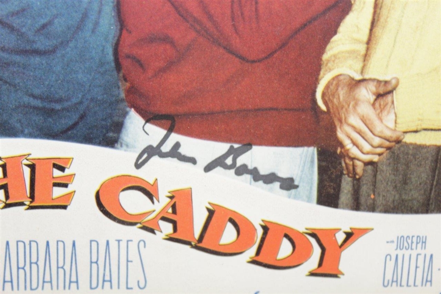 Julius Boros Signed The Caddy Movie 11 x 14 Lobby Card - Framed JSA ALOA