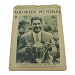 1934 Complete Mid-Week Pictorial With Olin Dutra on Cover with US Open Trophy - June 6th