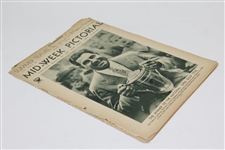 1934 Complete Mid-Week Pictorial With Olin Dutra on Cover with US Open Trophy - June 6th