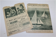 1934 Complete Mid-Week Pictorial With Olin Dutra on Cover with US Open Trophy - June 6th