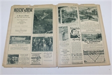 1934 Complete Mid-Week Pictorial With Olin Dutra on Cover with US Open Trophy - June 6th