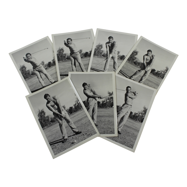 Seven (7) Alex Morrison 5x7 Frank The Toledo Strongman Stranahan Swing Sequence Photos