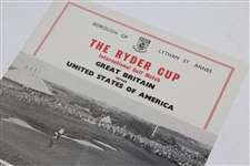 1961 Ryder Cup at Royal Lytham & St. Annes Golf Club Poster - Great Britain vs United States