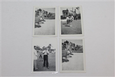 Eight (8) Original 1948 Florida Photos with Locke, Snead, Demaret, Worsham, Farrell, Cruickshank, & Armour