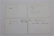 Eight (8) Original 1948 Florida Photos with Locke, Snead, Demaret, Worsham, Farrell, Cruickshank, & Armour