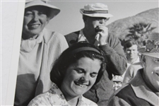 President Eisenhower Alex Morrison Photo at the 1969 Bob Hope Desert Classic with Winnie Palmer