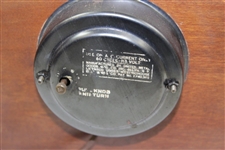 Circa 1950's Golf Themed United Clock Co. Electric Clock - Golfer About to Putt - With Original Ad