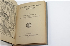Vintage 1913 'Walter Sherwood's Probation' Book by Horatio Alger, Jr. With Golf Themed Cover