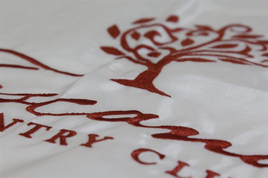 Jack Nicklaus Signed Toscana Country Club Embroidered Flag JSA ALOA